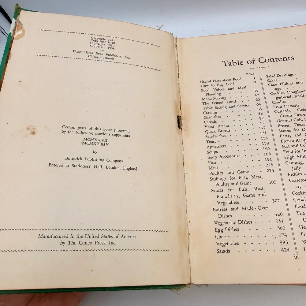 The American Woman's Cook Book 1941 Ruth Berolzheimer Culinary Arts Institute